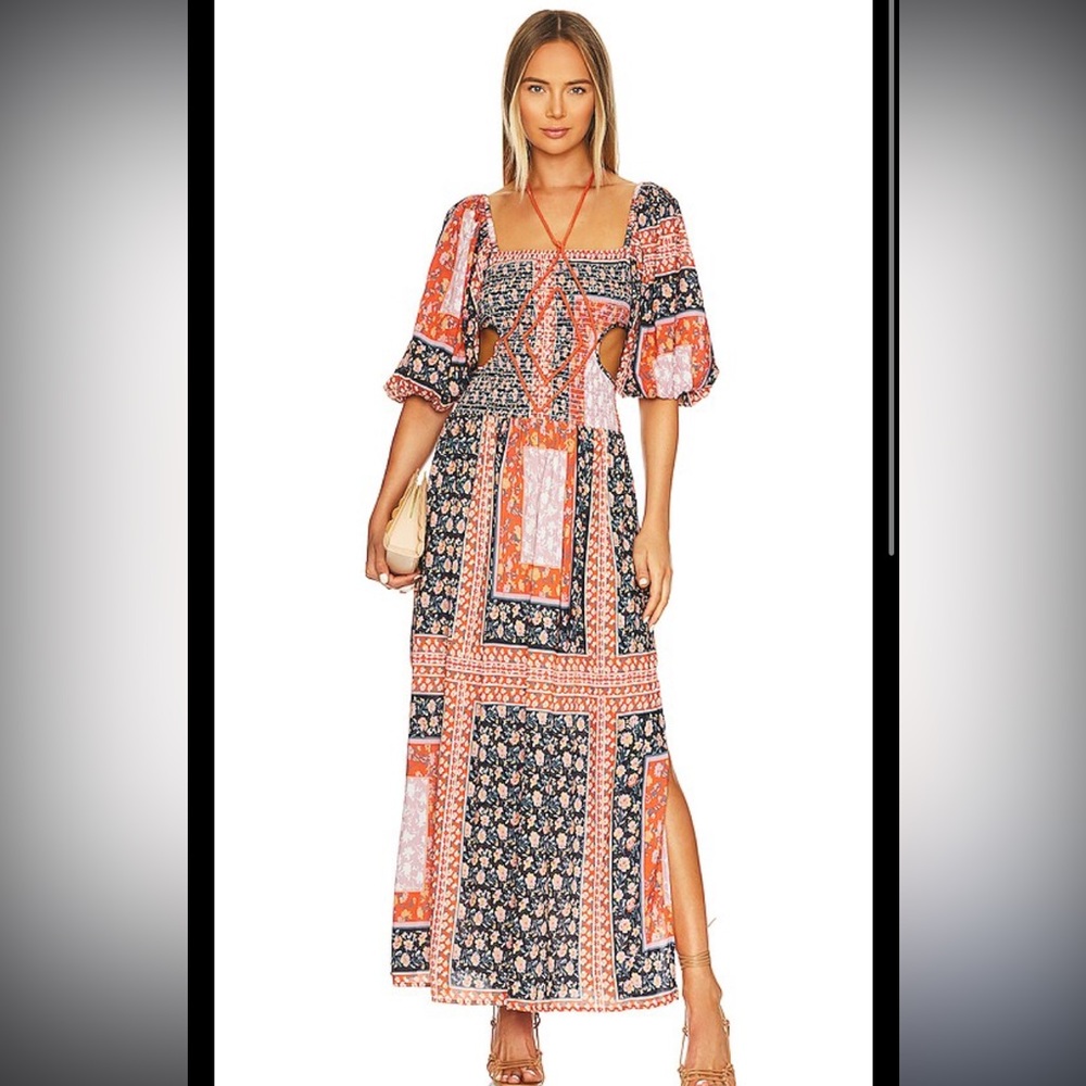 JEN'S PIRATE BOOTY ROMA DOE MAXI DRESS - ROMA RUST SIZE SMALL